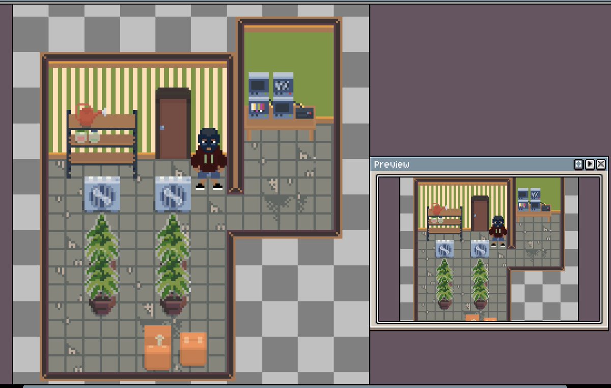 just_us888's tweet photo. 199x growop setup.
#gamedev #IndieGameDev #pixelart #gameassets #asepri https://t.co/7yKGMBeQ9h