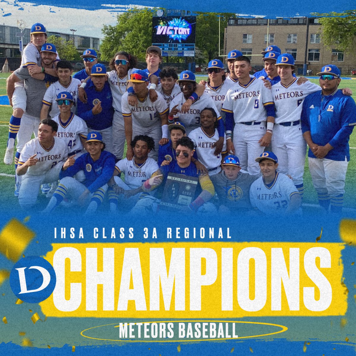 The Meteors are Regional Champs after a 10-0 win

Led by a 9 strikeout perfect game performance from <a href="/kalebnavarro12/">Kaleb navarro</a>

The following all had 2 hits: <a href="/Javy_baseball75/">Francisco Rodriguez</a> <a href="/JadenCorrea23/">jadennn✨</a> <a href="/MerrillsJaiden/">Jaiden Merrills</a> and Esteban Franco

Joey Barboza added 3 hits as well 

<a href="/AngelCa86906312/">Angel Castro</a> had 3 RBI’s