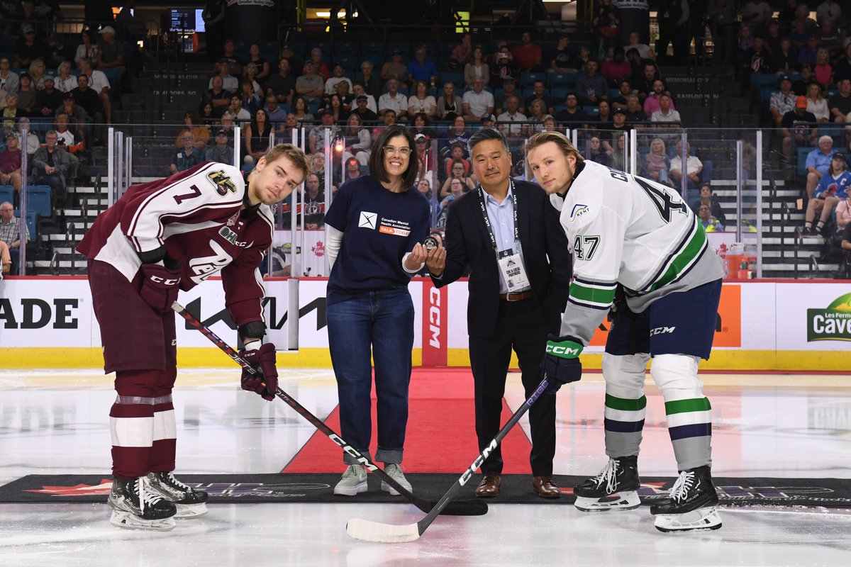 Canadian Hockey League (@chlhockey) on Twitter photo Great to have had Joe Kim of <a href="/CMHAOntario/">CMHA Ontario</a> and Christa Haywood-Farmer of <a href="/CMHAKamloopsBC/">CMHA Kamloops</a> drop the puck ahead of this afternoon's #MemorialCup game! Great to have had Joe Kim of <a href="/CMHAOntario/">CMHA Ontario</a> and Christa Haywood-Farmer of <a href="/CMHAKamloopsBC/">CMHA Kamloops</a> drop the puck ahead of this afternoon's #MemorialCup game!