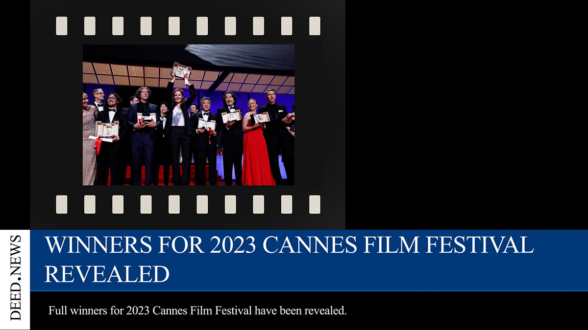 DEED (@deednews) on Twitter photo DEED.NEWS WINNERS FOR 2023 CANNES FILM FESTIVAL REVEALED (FULL WINNERS LIST) <a href="/Festival_Cannes/">Festival de Cannes</a>
Full article: deed.news/2023/05/28/new…
#CannesFilmFestival #Cannes2023 #Awards #Winners #DeedNews #FilmNews #FilmFestivals #FilmFestivalNews DEED.NEWS WINNERS FOR 2023 CANNES FILM FESTIVAL REVEALED (FULL WINNERS LIST) <a href="/Festival_Cannes/">Festival de Cannes</a>
Full article: deed.news/2023/05/28/new…
#CannesFilmFestival #Cannes2023 #Awards #Winners #DeedNews #FilmNews #FilmFestivals #FilmFestivalNews