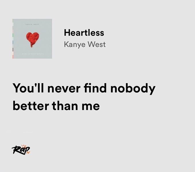 kanye west / heartless