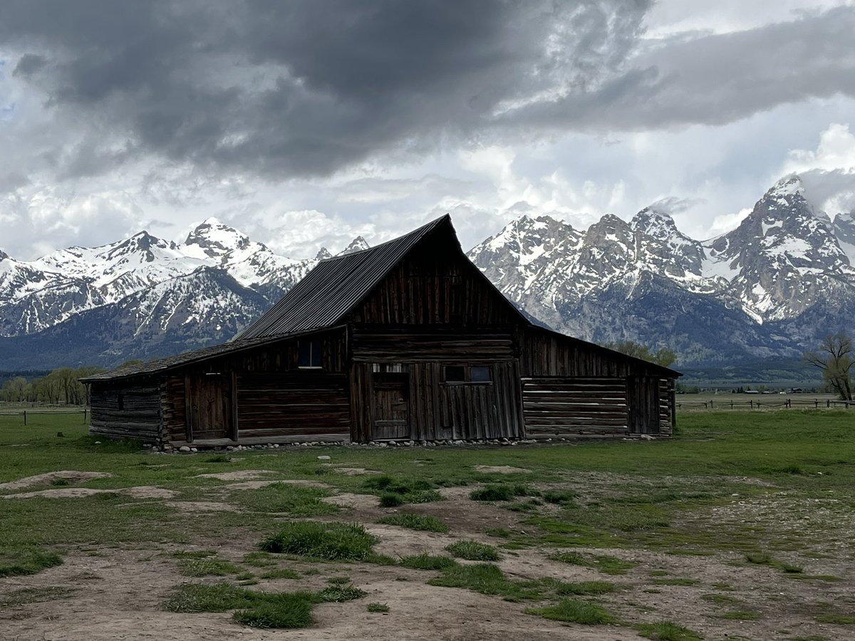 Most photographed barn in the world - The Tetons, Wyoming