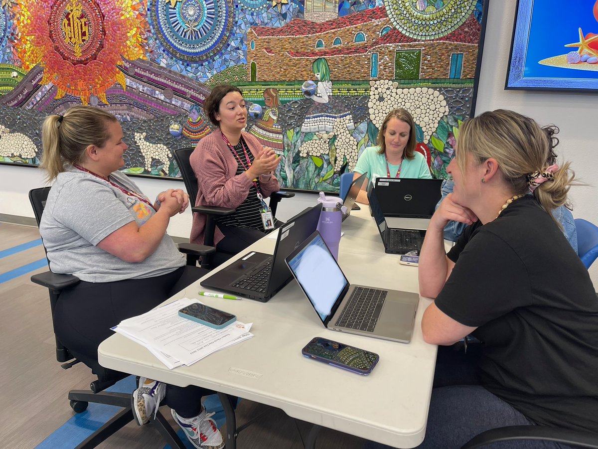 stignatiusid's tweet photo. Teachers analyzing progress toward student learning goals and celebrating academic growth. What a great year. https://t.co/MrzqDaEjgM