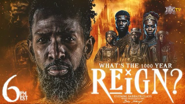 BishopNathanyel's tweet photo. #BishopNathanyel continues to unveil the deep mysteries of the Bible! Todays worldwide class “what is the 1,000 Year reign” will give the sense on what rulership looks like! Tune in at 6pm today! #IUIC #Israelites #YoutubeTV #IUICTV https://t.co/gzRljS4Rm2