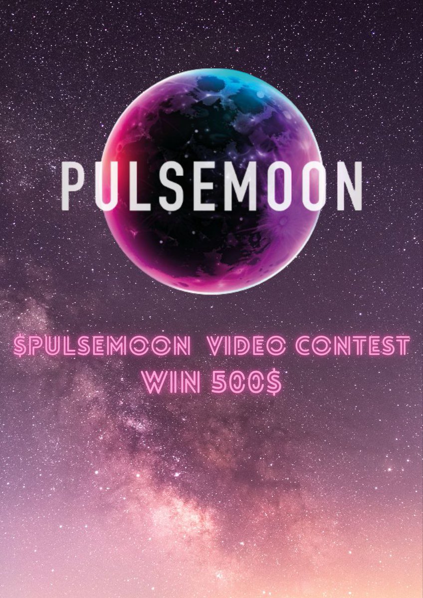 🔥$PLSM Video Competition📷 Use your social channels and create a bullish video about $PLSM. After 10 days of competition, the community will decide which video was the best!  The winner will receive $500 worth of $PLSM. Use our Telegram and Twitter links! #pls #PLSX #pulsechain