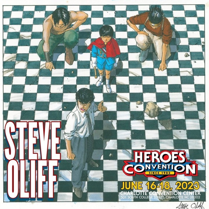 heroesonline's tweet photo. Comic legend and thrice Harvey and Eisner Awarded colorist/writer STEVE OLIFF is coming to the Heroes Convention, June 16-18! His company, OLYOPTICS, was amongst the first to do computerized color separation!
#steveoliff #olyoptics #akira #heroescon
For tickets: … https://t.co/Zoiw6hO7kF