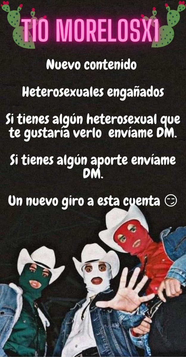Nuevas dinámicas 🔥
Nuevo contenido 🔥
Grandes hombres (Morelos,CDMX y más)🔥