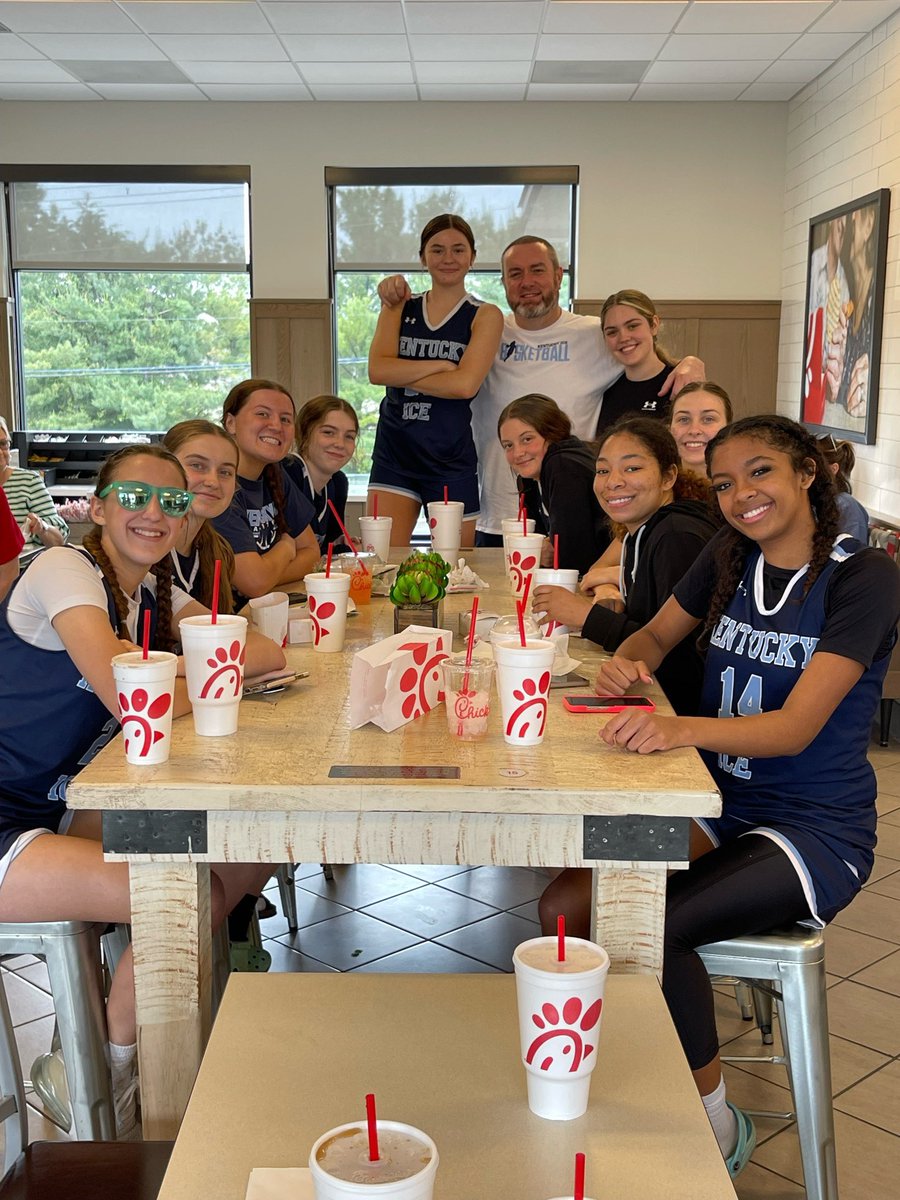 A little post game(s) stop at CFA up here in Ohio today with some of the Ice family.