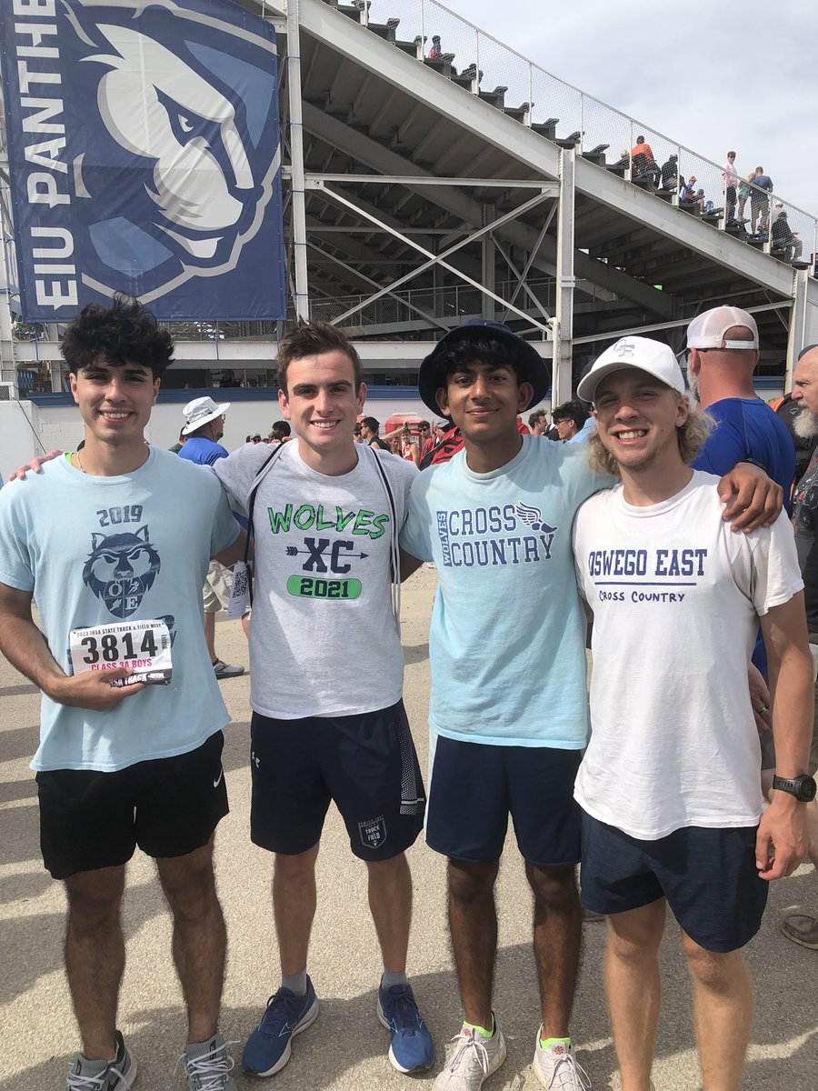 Congratulations to this group who placed 11th in the State in the 4x800m Relay! Noel Velasquez, Phillip Dart, Dhairya Trivedi, and Jacob Lanzara
