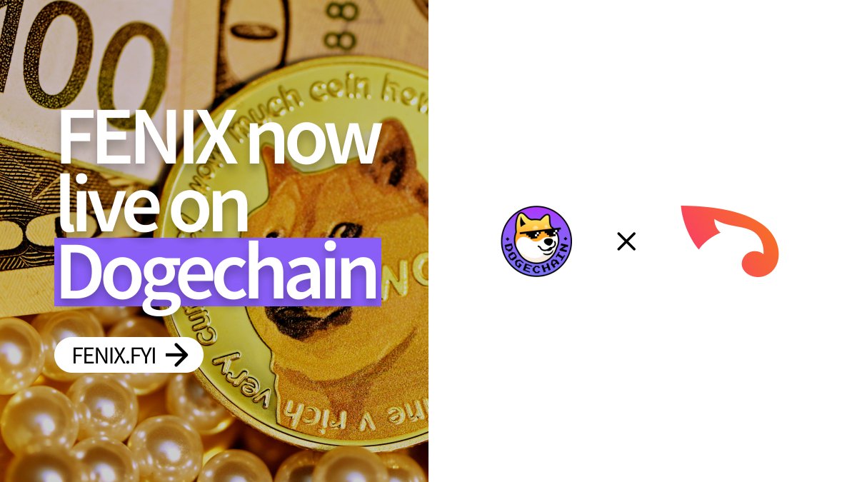 #FENIX is now live on #Dogechain
Contract address:  0xC3e8abfA04B0EC442c2A4D65699a40F7FcEd8055 #XEN