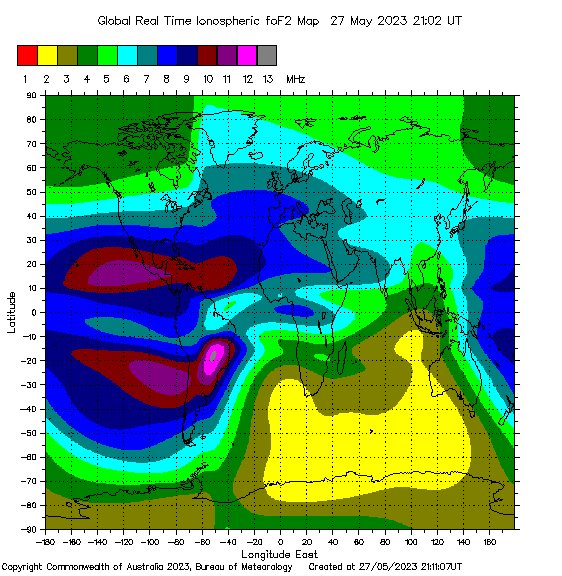 Global Optimum NVIS Frequency Map Based Upon Hourly Ionosphere Soundings via https://t.co/6WcAAthKdo #hamradio https://t.co/rNt87n6Abe