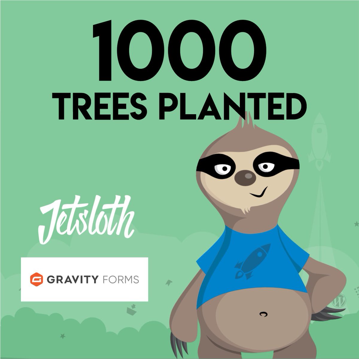 1000 more trees planted!! 🌳 Our friends at JetSloth and Gravity Forms generously donated $10,000 to plant 1000 trees in the South Caribbean of Costa Rica! 🌱

Thank You, to our special corporate partners for helping us help sloths! 🌳
 #TreesPlanted #CorporatePartners