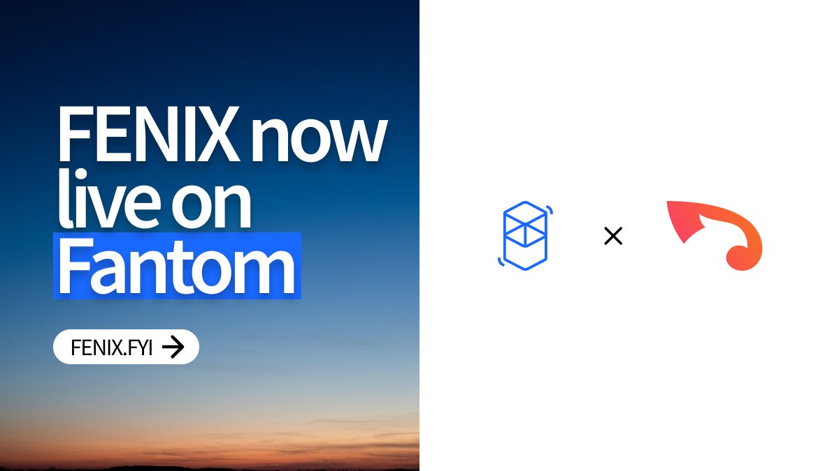 #FENIX is now live on #Fantom 
Contract address:  0xC3e8abfA04B0EC442c2A4D65699a40F7FcEd8055 #XEN