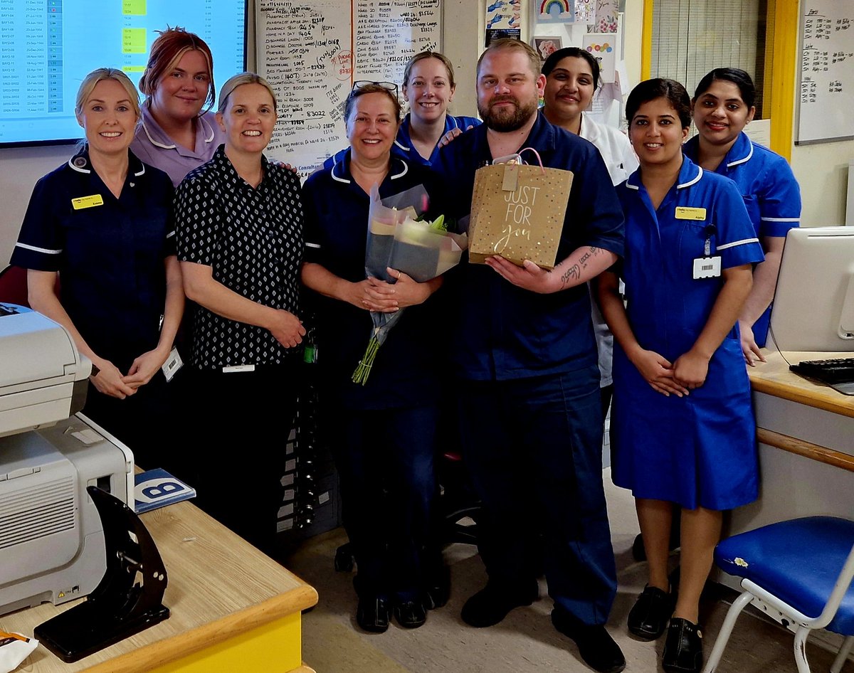 Good luck to Sharon! You will be missed on Ward 2!  Hope to see you back in 6 months! 😊😚 <a href="/BuryCO_NHS/">Bury Care Organisation</a>