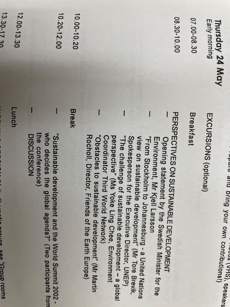 It has been 22 years since the Borgholm Conference:
Youth groups start preparations for World Summit on Sustainable Development news.un.org/en/story/2001/…. <a href="/cymgunep/">Children & Youth Major Group to UNEP</a>. <a href="/UNEP/">UN Environment Programme</a>. <a href="/Miljodep/">Miljödepartementet</a>
