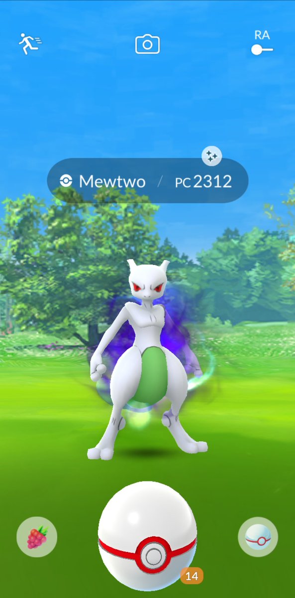scausil's tweet image. Y se consiguió el #Mewtwo oscuro ✨️ 🥳
#ShadowRaid #PokemonGO