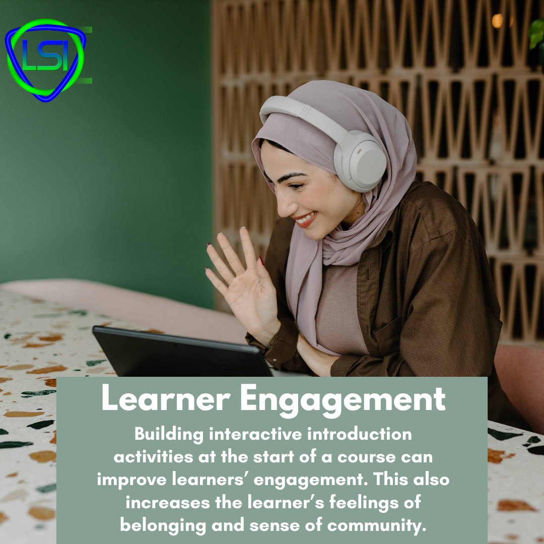 What introduction activities have worked best for you to create a sense of community for learners? 

#StudentSuccess #StudentEngagement #StudentCommunity #LearnerEngagement #OnlineLearning #LinkSystemsInternational