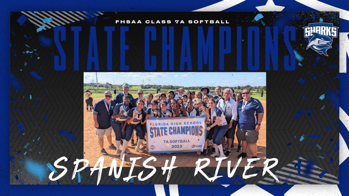 🥎🥇🏆 Congratulations to our 2023 #FHSAA 7A State Champions! The Spanish River Sharks!