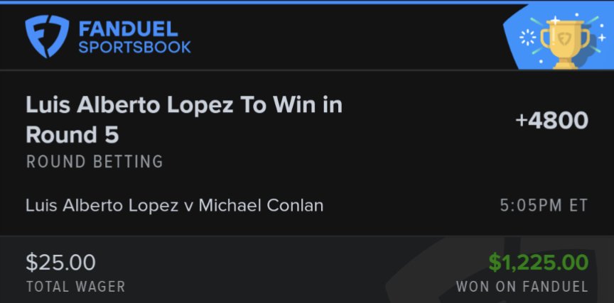 Venado might have helped secure my trip to Vegas for Spence/Crawford 🫱🏼‍🫲🏻 #LopezConlan