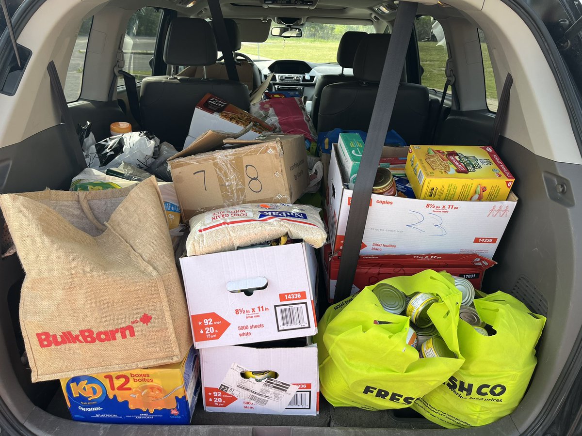 Give30YGK's tweet photo. Masha Allah. Congratulations to the amazing students of the ISK Evening & Weekend School for their #Give30 #Food Drive for @FoodBankKtown The van is full with the seats down in the van plus 2 boxes in front. Came back to the Gr 4-6 session & the bin was full again! Alhamdulillah https://t.co/wm8O179ch0