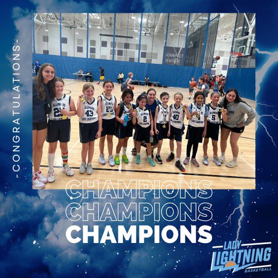 Congratulations to 3rd Columbia - One Day Shootout Champs! #ladylightning