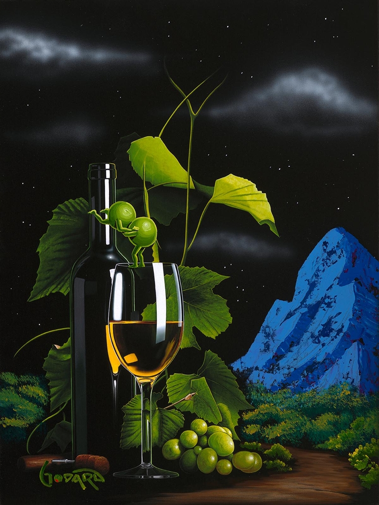 ParkWestGallery's tweet image. &quot;My Grape Love&quot; by Michael Godard #loveart #romanticart #Michaelgodard