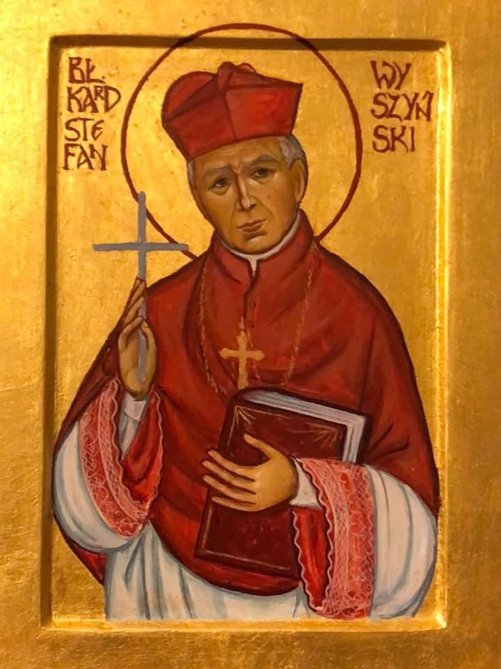 42 lata temu, 28 maja 1981 r. o godz. 4.40, zmarł Prymas Polski Stefan Kardynał #Wyszyński, duchowy przywódca narodu, opatrznościowy mąż stanu, dobry pasterz, ojciec. 
Bł. Stefanie Wyszyński - módl się za nami i za naszą Ojczyznę🙏.
Moja ikona z warsztatu Małgorzaty Waszkiewicz.