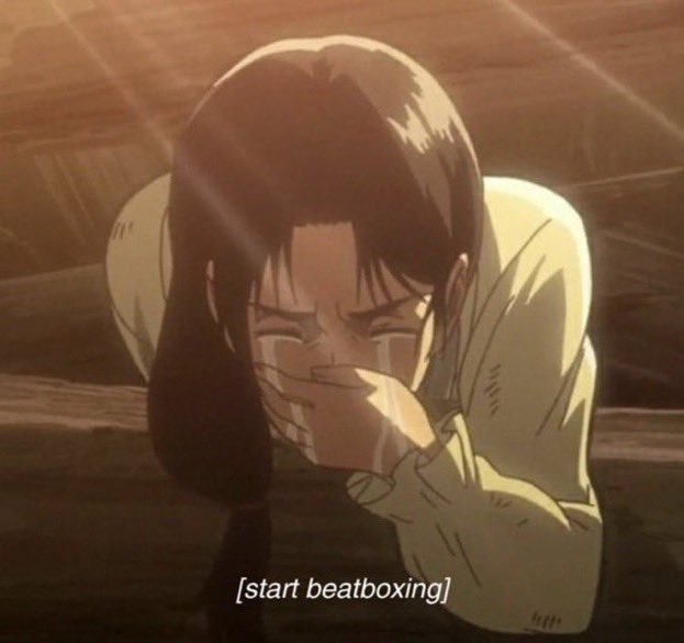 Started watching Attack On Titan and omg it’s the beatboxing lady