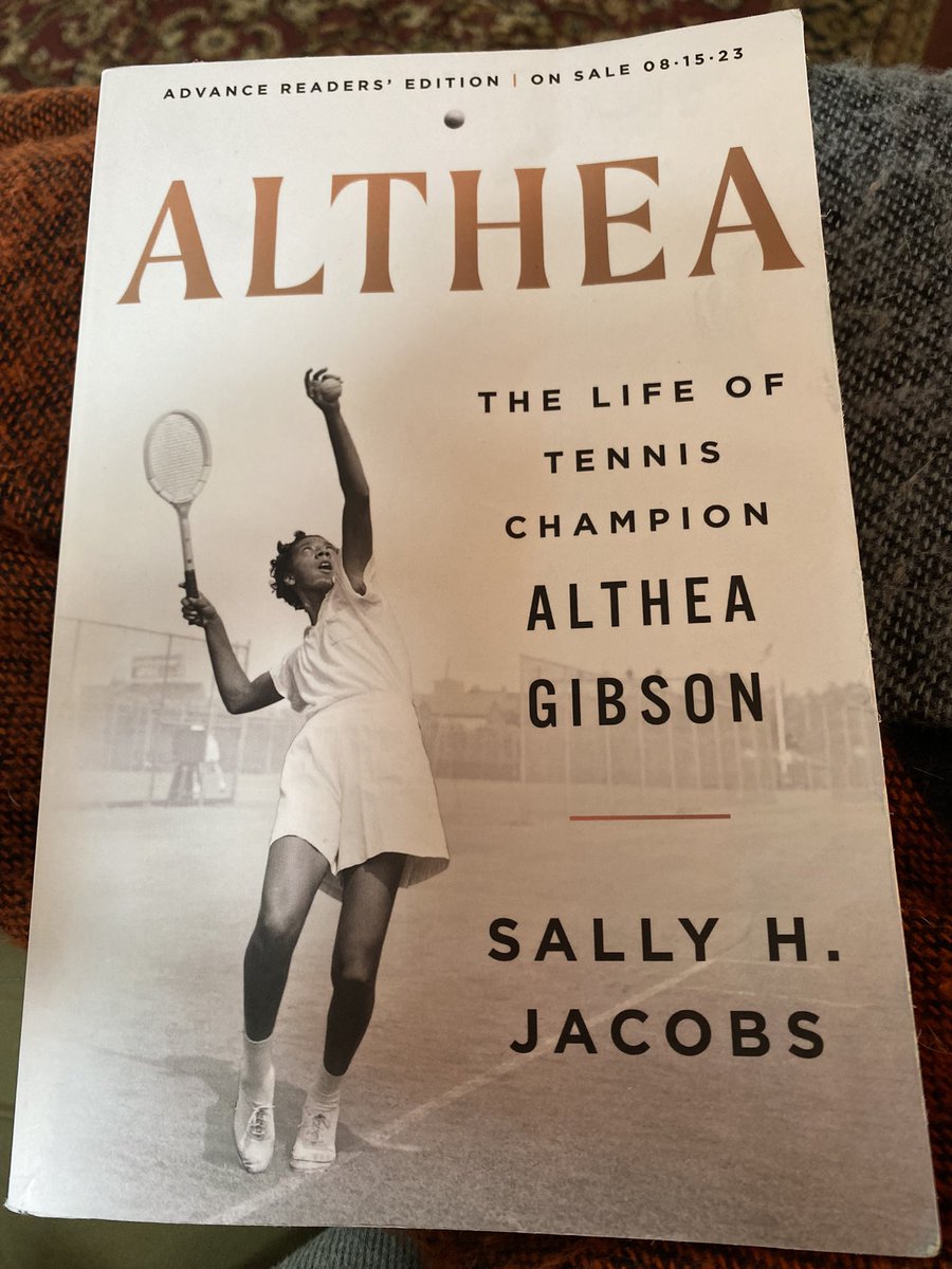 🚨AMAZING BOOK ALERT 🚨
Use whatever winning sports metaphor you like for this smashing new bio about Althea Gibson, arguably one of the most important American tennis players ever! Comes out 8/15. Order now for this grand slam! <a href="/MacmillanUSA/">Macmillan Publishers</a>