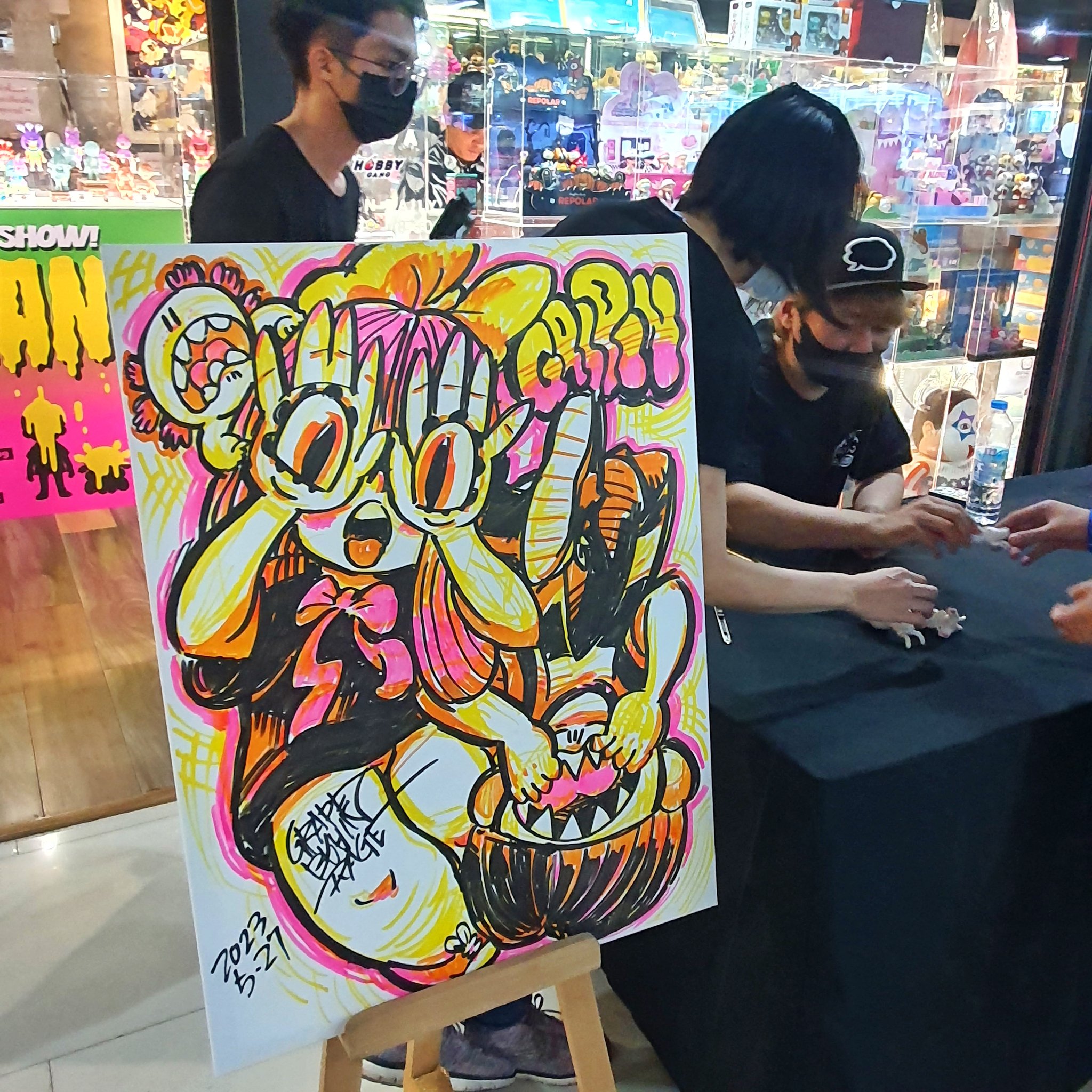 台湾TTF2023限定 直筆サイン入り ザリガニ少女ガリコ grapebrain