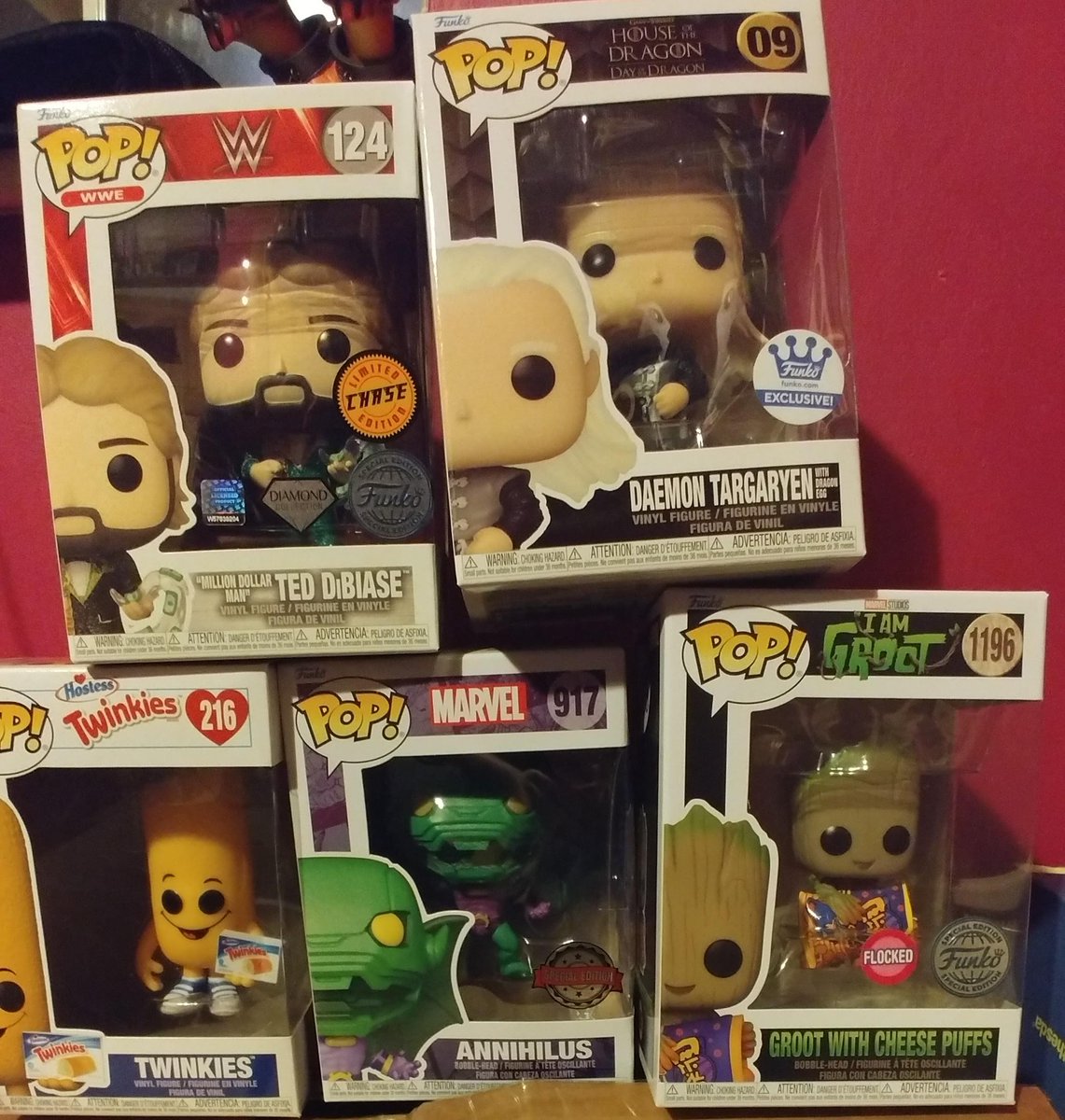 Latest #Funko haul courtesy of @FunkoEurope (thank you!), landed the #TedDiBiase #chase and the #DaemonTargaryen finally completes the @HouseofDragon
collection!