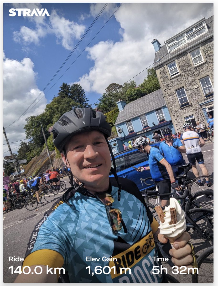 PODubhaigh's tweet photo. 140km of cycling steep hilly roads in blistering heat doesn't sound like fun? Oh it was!
Fantastic #ringofbearacycle organised by @questireland. Beautiful spot, great event ๐
#ringofbeara https://t.co/8Wd9Vi4JbA