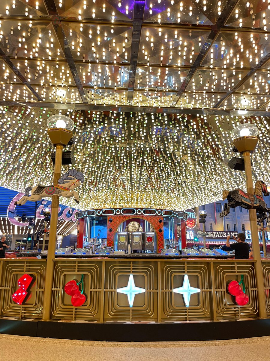 Drinks on a Carousel, anyone? Come to the grand opening on 6/10 for the Reimagination of Main Street! 🎠✨

plazahotelcasino.com/carousel-bar/
#PlazaLV #Vegas #DTLV #FremontStreet #OnlyVegas #Downforanythingdtlv #Carouselbarlv