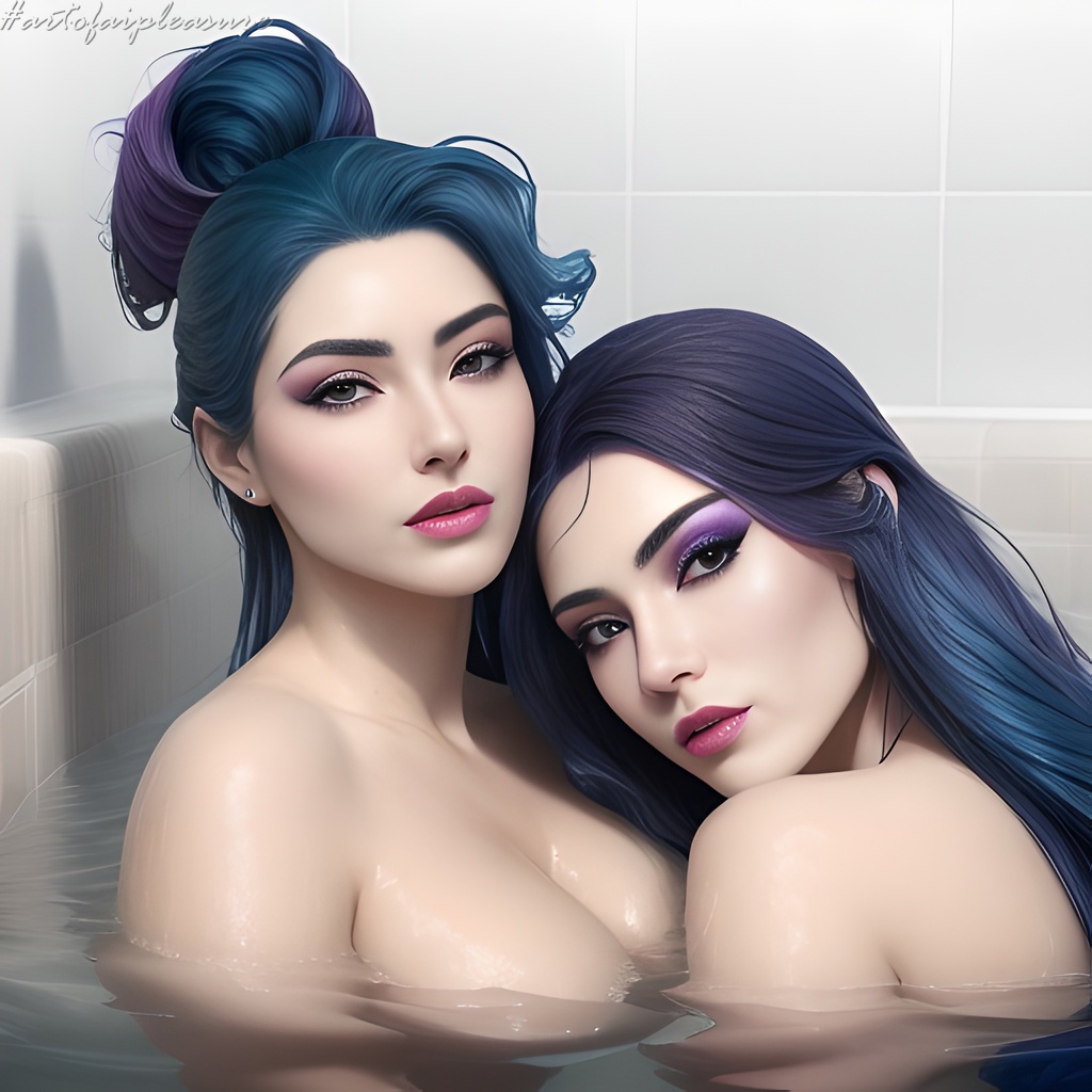 artofaipleasure's tweet photo. This day was long and hard. So we decided to enjoy a resting bath together...
#BathAIChallenge for @ReyArtAge