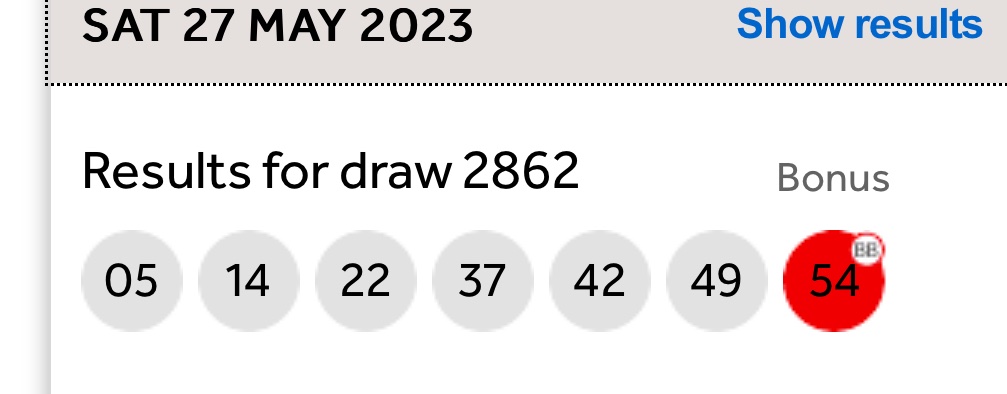 this is the lottery numbers btw