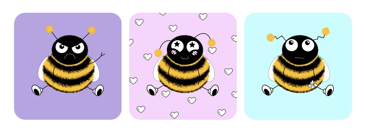 @NFTLOVE_Eth Got me 3Bs 🐝 🐝 🐝 the bee-nity