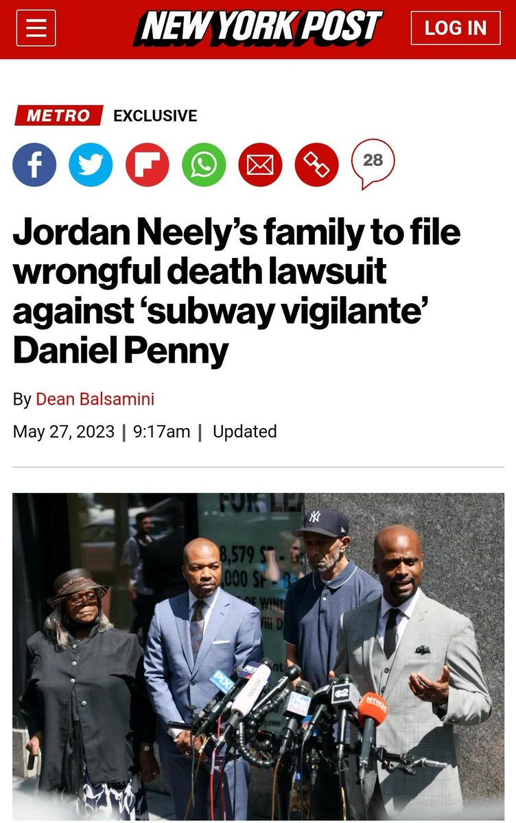 Daniel Penny will lose too, because NYC is a Democrat run shit hole, where you can't get a fair trial. The people of NYC deserve every awful thing they get.