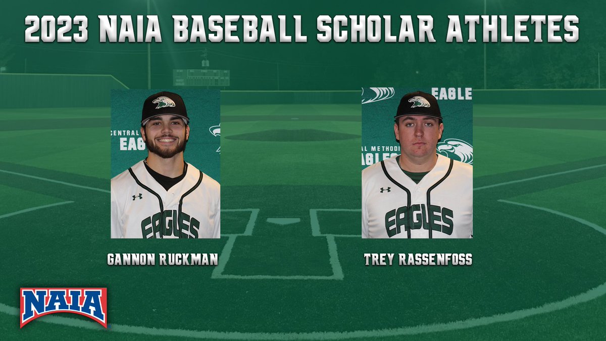 ⚾️, Ruckman and Rassenfoss Named Daktronics NAIA Scholar Athletes! 

🔗: cmueagles.com/sports/bsb/202…