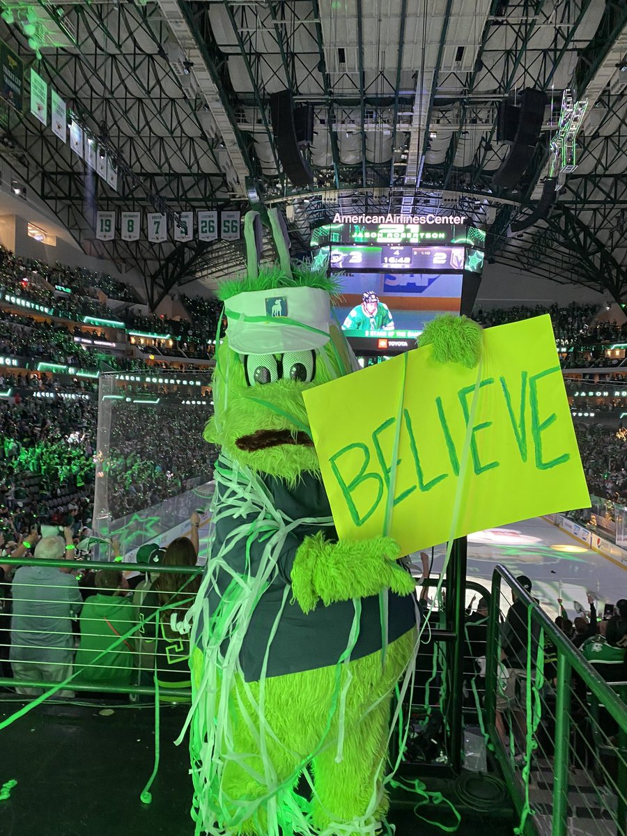 Believe. Stars in 7! #texashockey