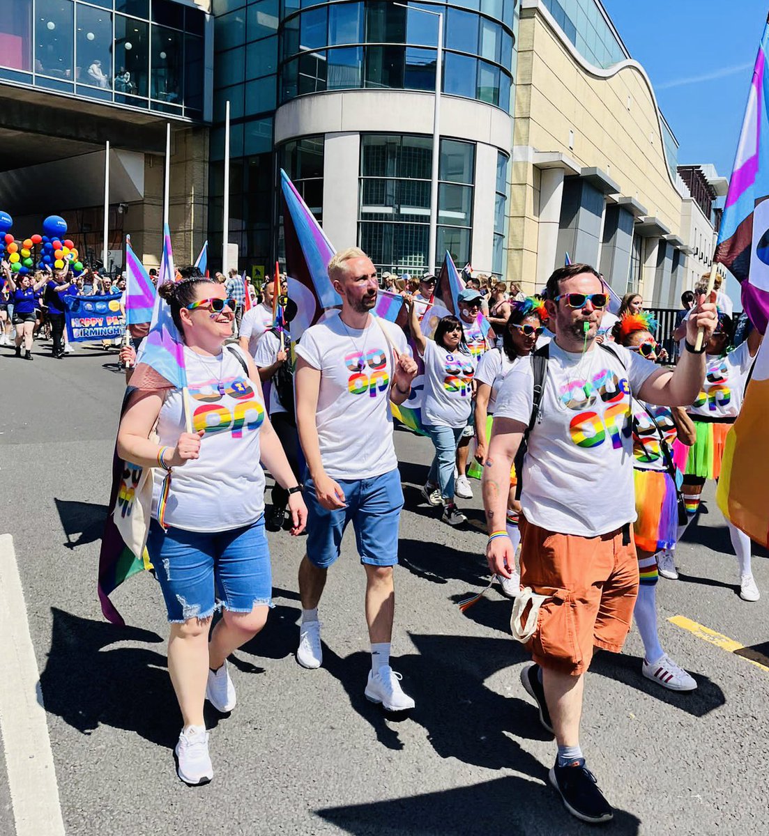 Had a great time at #BirminghamPride today with our @coopuk family 🏳️‍🌈🏳️‍🌈🏳️‍🌈