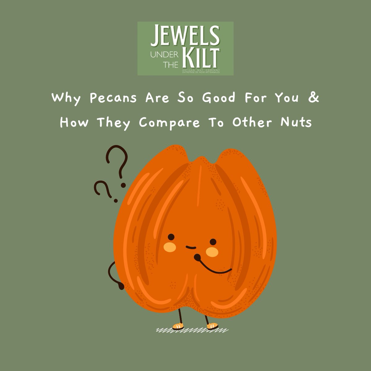 These versatile nuts are packed with a wealth of health benefits that go beyond their culinary prowess.

Take a peek into what makes #pecans a nutritional powerhouse  👀 bit.ly/3WBdvIu @mindbodygreen 💚

#jewelsunderthekilt #mapleroastednuts #functionalfoods #nutalicious