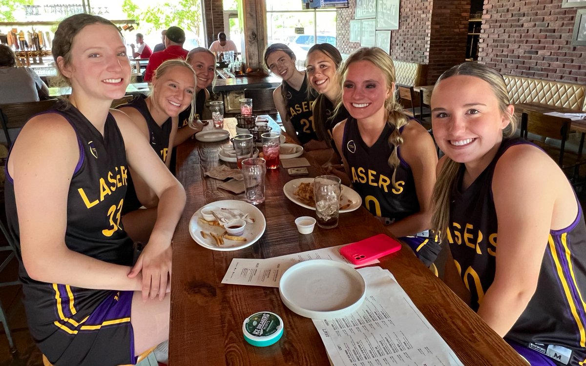 nelasers2024's tweet photo. Tough one!  Played through being tired. Proud of our effort this weekend and looking forward to what’s to come this summer! Onto the next!
Final
Rapid City Gators 44
NE Lasers 33
A Hatcliff 1
H Bailey 6
B Chambers 7
J Luebbe 3
O Stutzman 2
I Yeackley 6
E Johnson 8 https://t.co/CbYu17eRhW