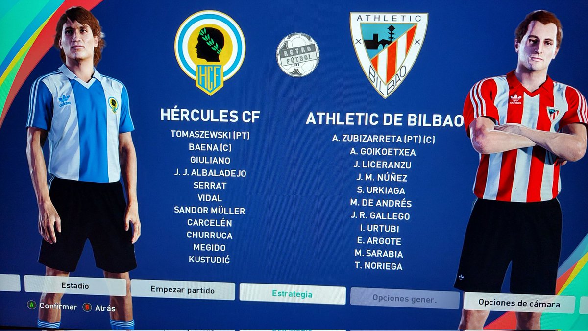 topolotrp's tweet image. Buenas noches nos dé Dios. #RetroCopadelRey Semis. #retrofutbol #pes2021pc @perrymey @Oscar_CarreresT @Asier81014373 @PilyPM @retrofutboliker