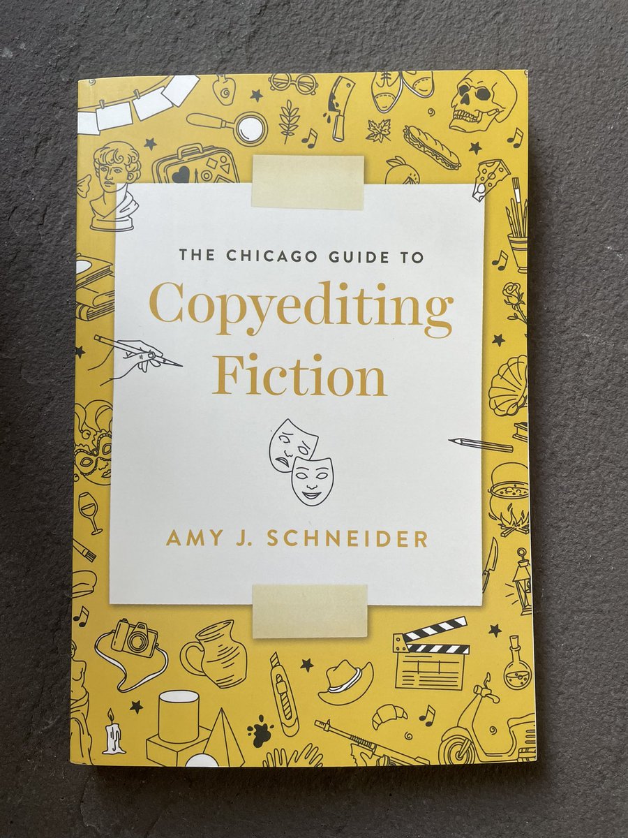 I’m a little late to the party, but I finally ordered and received “The Chicago Guide to Copyediting Fiction”! I’m already reading—and appreciating—the introduction.

Like many of my #edibuddies, I’ve longed for a book like this my entire career.