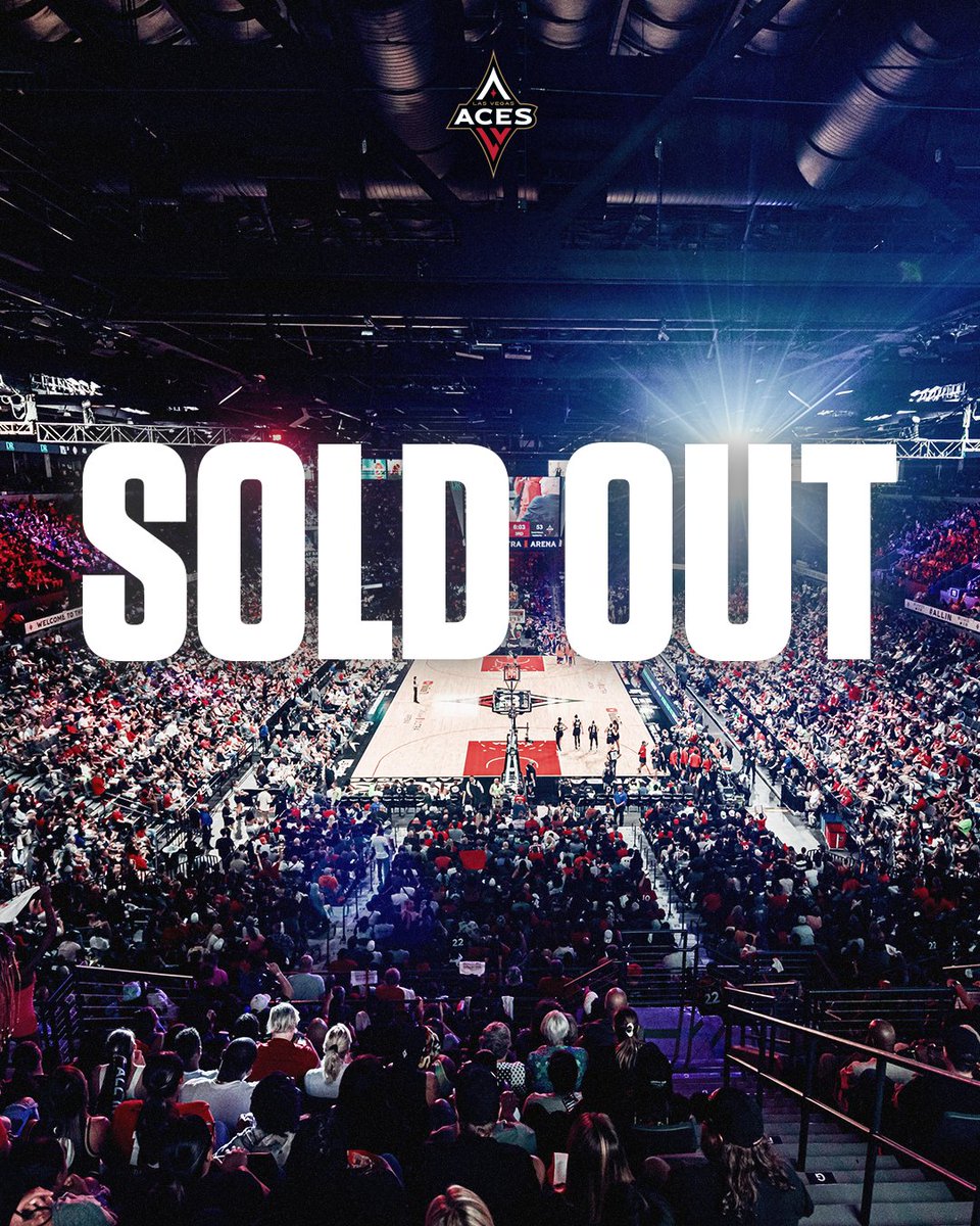 LVAces's tweet photo. Ring Night is officially 𝗦𝗢𝗟𝗗 𝗢𝗨𝗧! 💍

#ALLINLV https://t.co/b0HqbcCItI