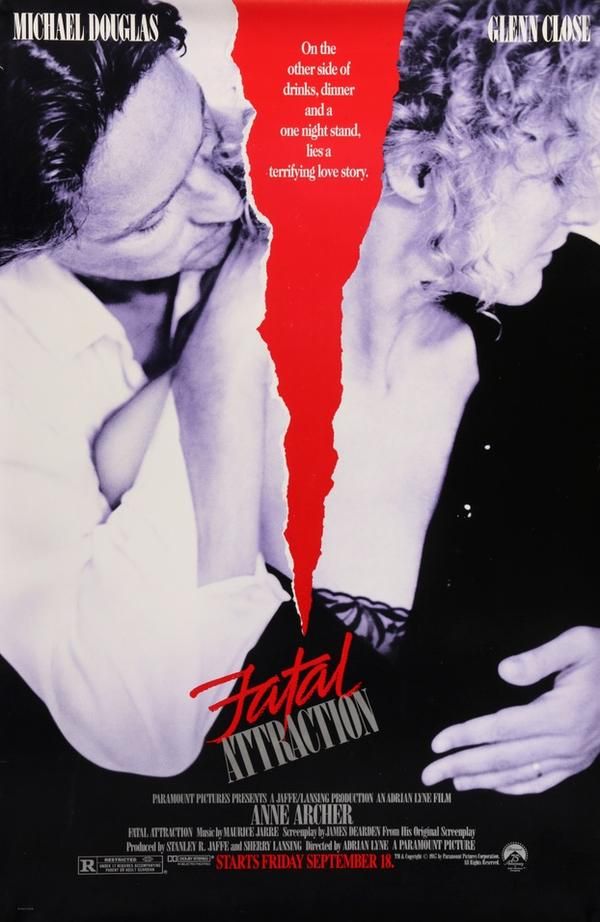 #NowWatching  #FilmTwitter 

#FatalAttraction (1987)
#MichaelDouglas #GlennClose

A married man's one-night stand comes back to haunt him when that lover begins to stalk him and his family.

#FirstTimeWatch