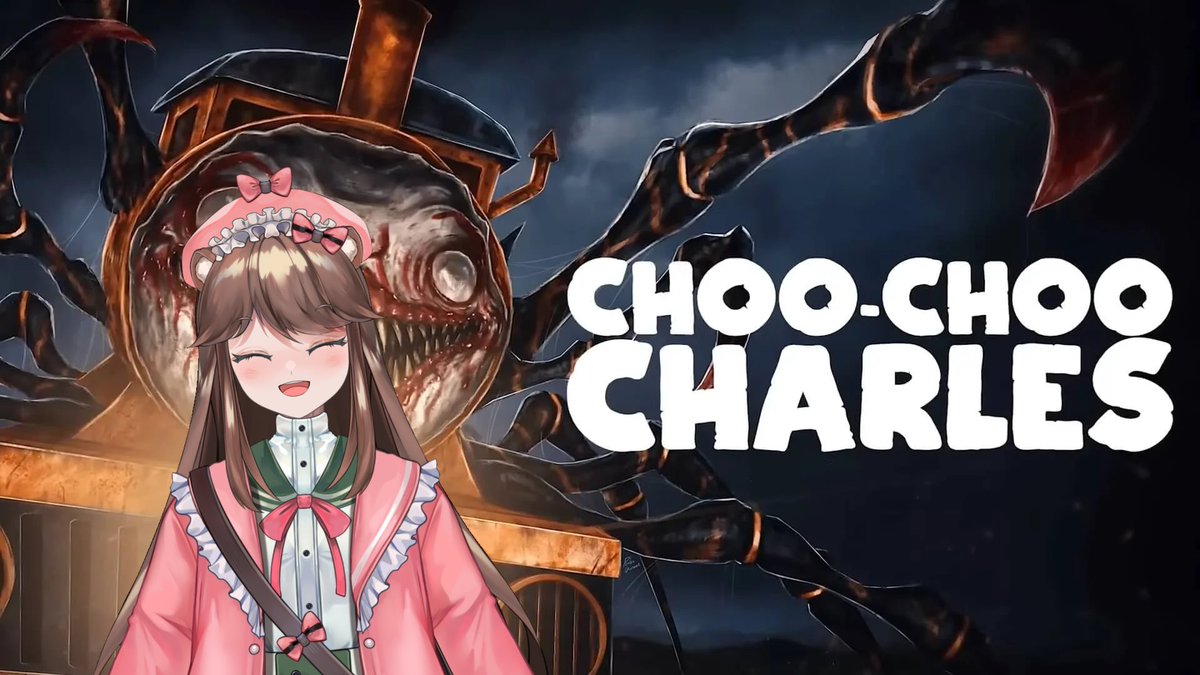 Gonna steam today around 6:30 pmEST! Playing choo-choo Charles ! ✨🌸 having a bunch of gpu issues so it might be a little scuffed…swapping back to my old one tomorrow #ENVtubers #Vtuber #VTuberEN