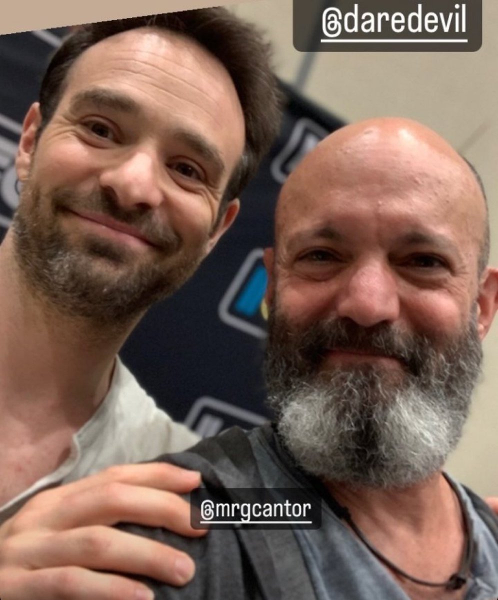 Charlie Cox and Geoffrey Cantor today at ICCCon Nashville