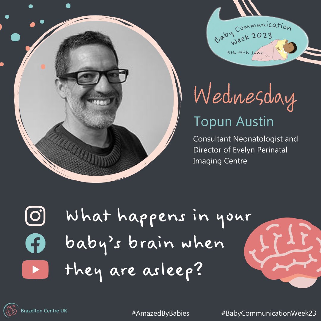 1/2 We are in for an absolute treat this year with our speaker line up for #BabyCommunicationWeek23! 🤩 These amazing individuals, with their immeasurable wealth of experience, will be sharing a video they have recorded especially for new parents for Baby Communication Week.