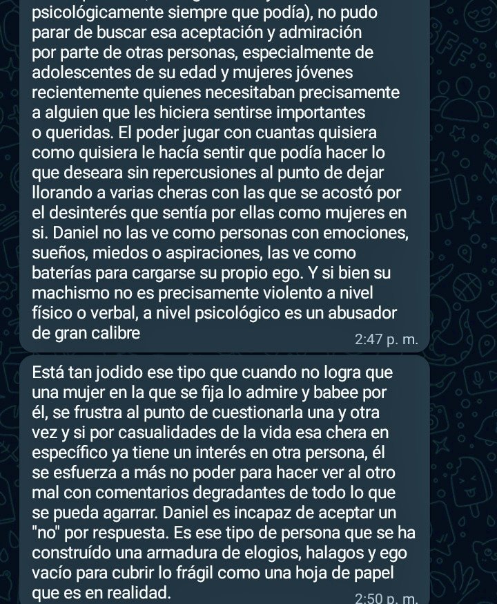 jbrbustamante's tweet photo. Comentario anónimo de un@ viej@ amig@ https://t.co/pQnUcnBry8